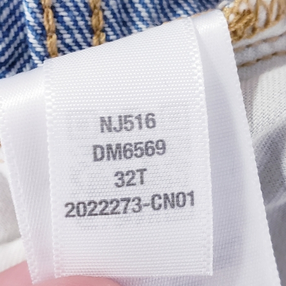 Madewell Curvy Baggy High Waist Baggy Straight Leg Denim Jeans Size 32 Tall - Picture 13 of 14